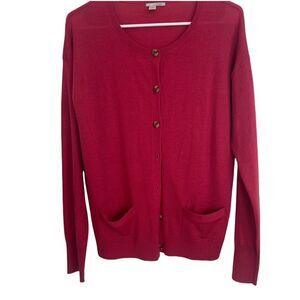 Halogen Pink Button Down Cardigan‎ Sz L
